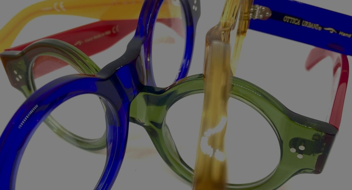 Handcrafted eyeglasses and sunglasses made in Italy